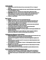 Intro. to Sociology Chapter 10 Notes