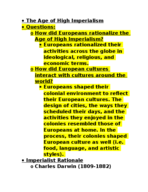 The Age of High Imperialism